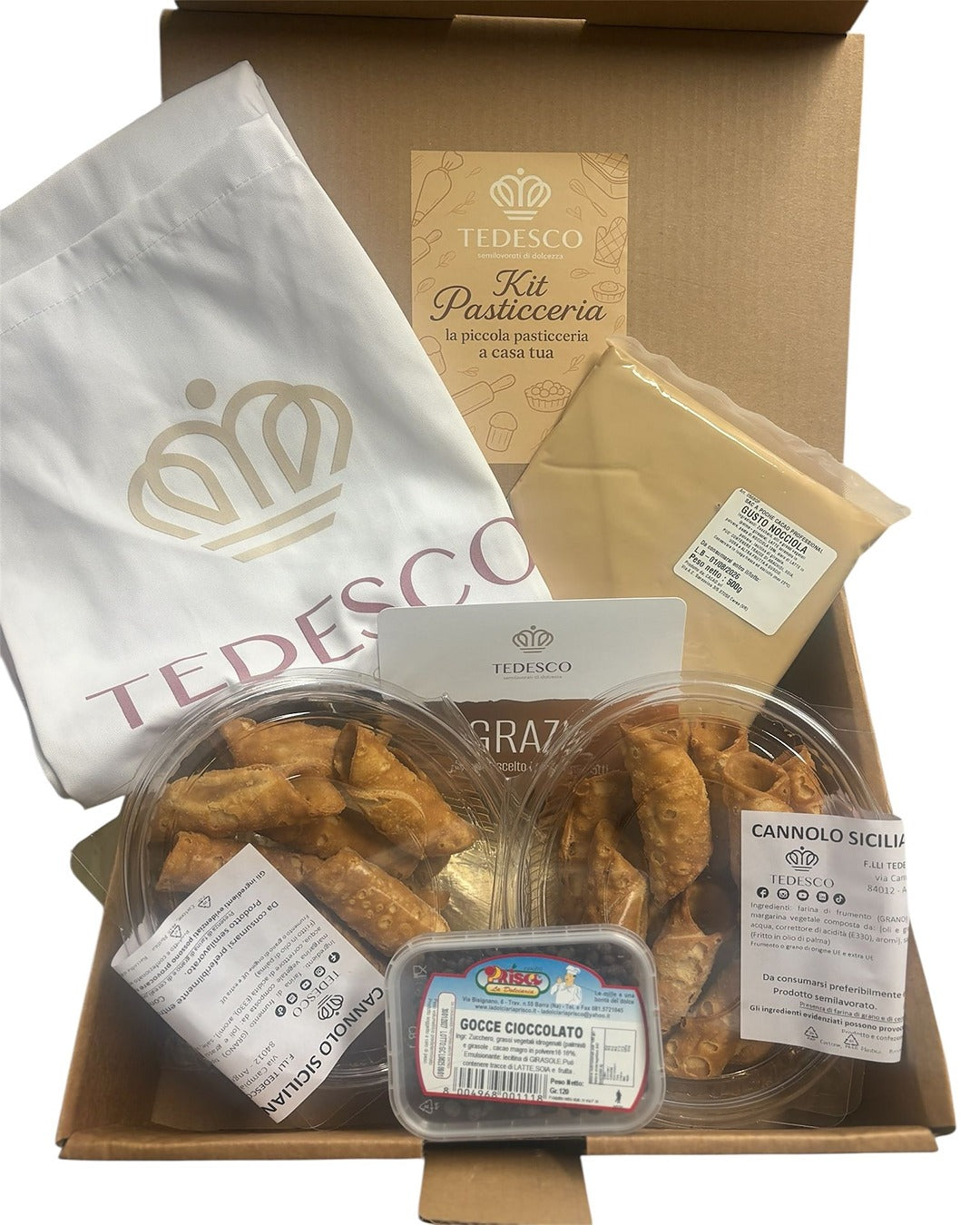 Box Cannoli siciliani mignon